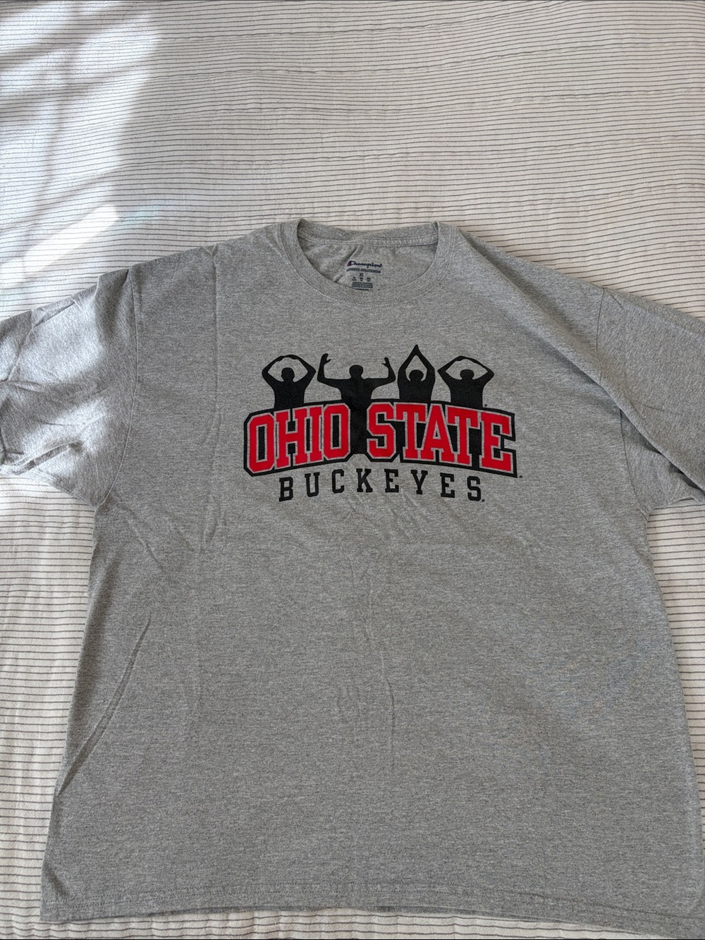 Champion Ohio State Buckeyes Graphic Tee Size